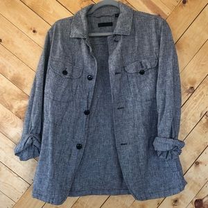 Lightweight overshirt button down